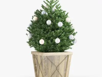 Christmas tree 02 3D model buy