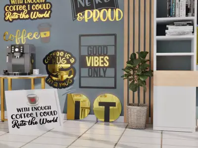 CNC Ready Wall Decoration  3D model