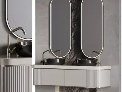 Bathroom Furniture 64 3D model