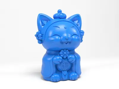 Chinese cat 3D print model