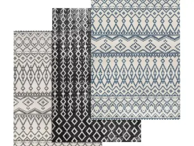 Rug Set 1528 3D model