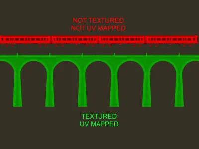 London underground viaduct 3D model
