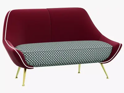 Baxter Mio Sofa 2 3D model