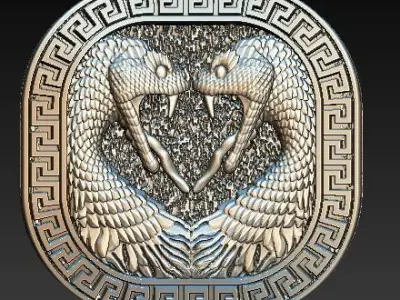 COBRA PENDANT 3D model