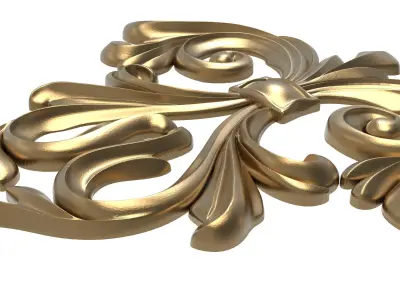  decorative pattern ready for 3D printing 3D model 37