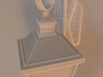 Door Lamp Light 3D model