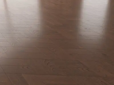 Parquet Oak Seal Brown WWL set 5 3D model