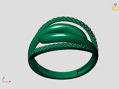 Women Plain Ring STL Models Womens Ring 3dmodels 3D print model 3D print model shop
