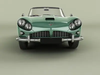 Jensen C-V8 Drophead  3D model