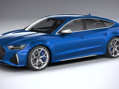 Audi RS7 Sportback 2024 3D model