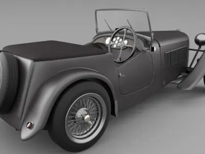 HRG Sports car 1948 3D Model 3D model