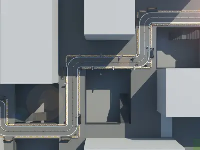 Go-kart game 3D model