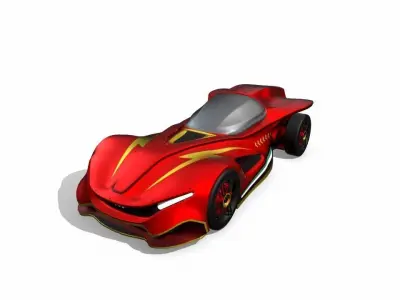 High Speed Racing Car Latest Design  3D model