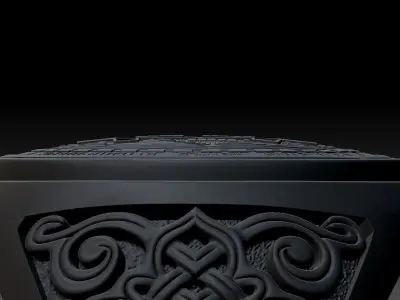 BITCOIN THEMED RING 3D print model