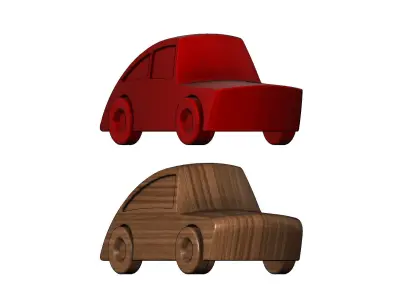 Miniature car toy  3D print model