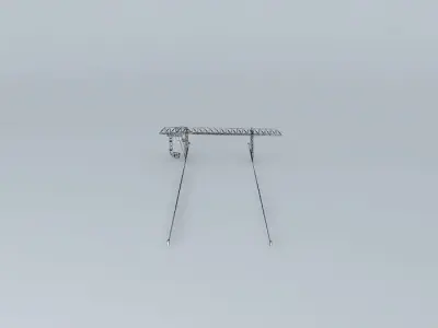 GornjoIbarski Crane 3D model