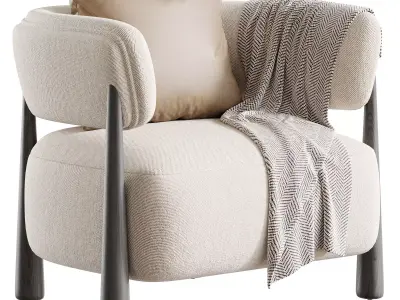 Lauren armchair 3D model