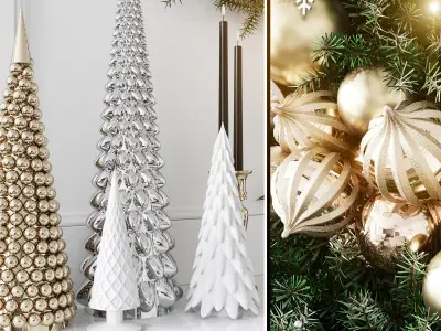 Christmas Decorative set sk 1 3D model