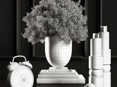 Decorative set 4 3D model