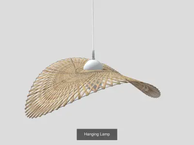 Lamps and lightings set 3D Model Collection