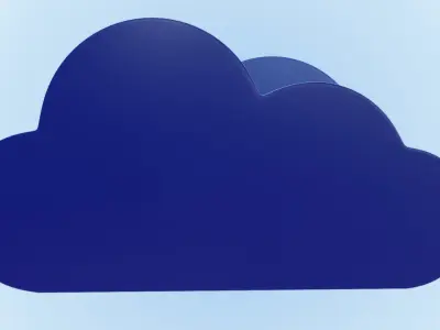 Cartoon Clouds Free 3D model