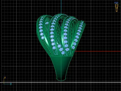 Women Ring 3DM Womens Ring 3d models 3D print model 3D print model 10