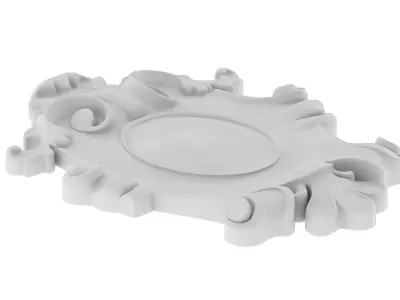 Cartouche Ornament 036 3D model