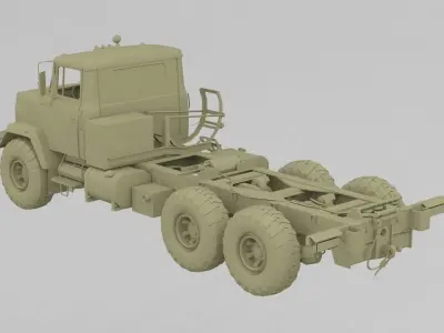 Kraz Truck 3D print model