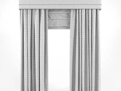curtain 30 3D model