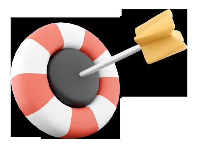 3d Target Icon 3D model