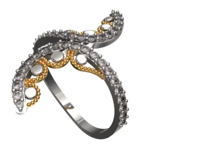 ring and bracelet 3D print model