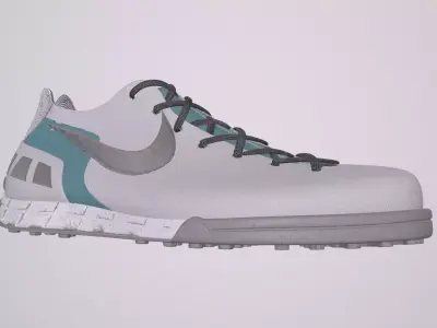 NIKE T90 FOOTBALL SHOES PBR Low-poly 3D model