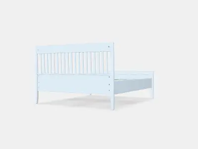 IDANAS Bed frame 21 Low-poly 3D model