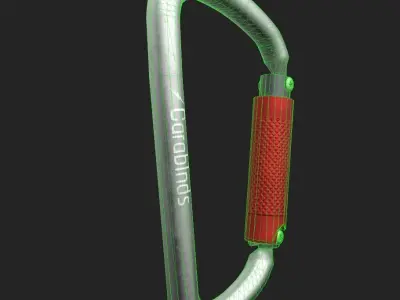 Carabiner PBR 3D model