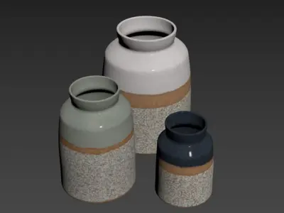 Farm Table Vase 3D model