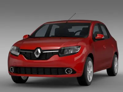  Renault Symbol 2015 3D model