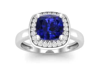 AV 338 Diamond Ladies Bridal Engagement Ring 3D print model
