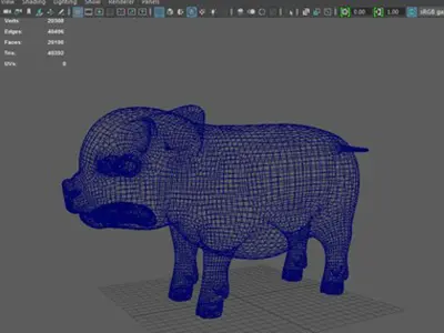 Lovely pig Lovely pig 3D model