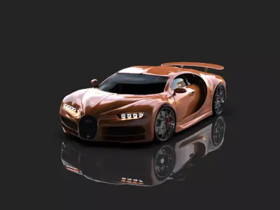 Bugatti model car 3D model