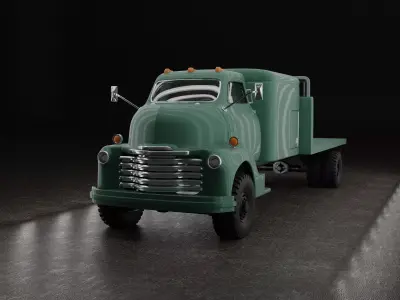 CHEVROLET COE TRUCK 1949 V4 3D print model