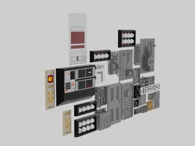 Star Wars Panel Pack 05 3D model