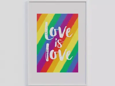 Love is Love Frame 3D model