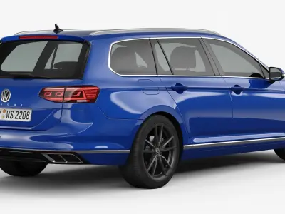 Volkswagen Passat Variant 2020 3D model
