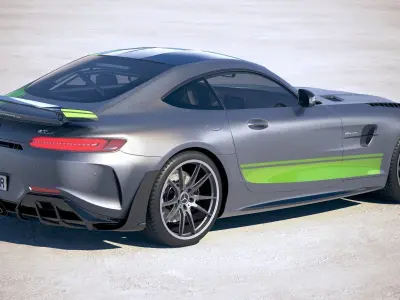 Mercedes AMG GT-R PRO 2020 VRAY 3D model