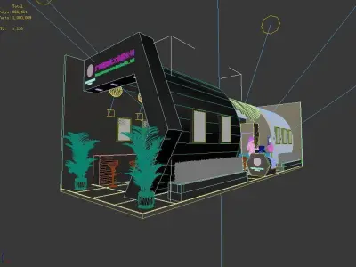 Exhibition - Area - 14X4-3DMAX2009-05 3D model