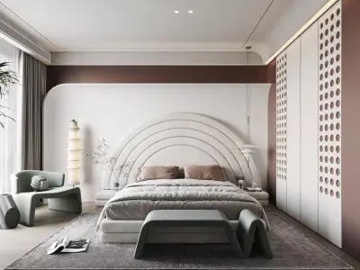  Bedroom interior 23 3D model