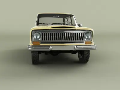 Jeep Wagoneer 1966 3D model
