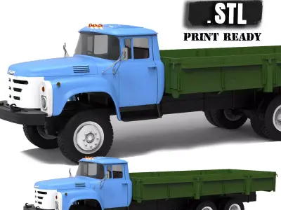 ZIL 133GYA truck model stl printable rc truck kits 3D print model