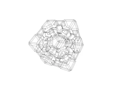 Portal Companion Cube Free 3D model
