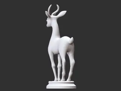 Deer model 3D print model